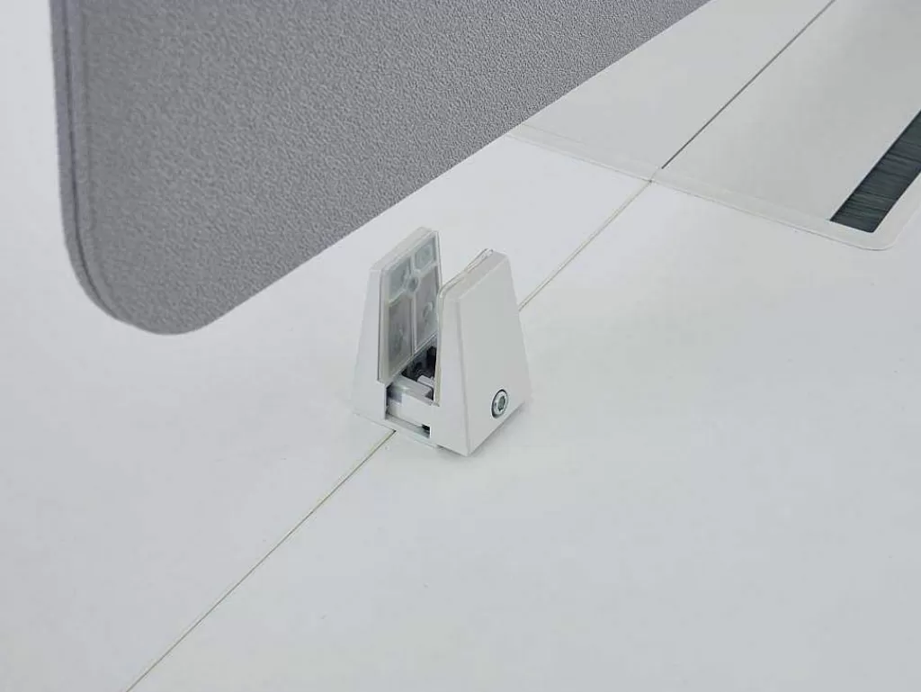 Mobiliário De Escritório*Workēa Mesa De Escritório 2 Péssoas Branco C140 Cm, Com Separador - Downtown