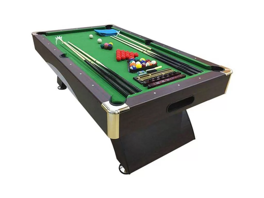 Jogo De Interior*ELITESHOPPING Mesa De Sinuca Moderna De 7 Pés Completa Com Acessórios - Cronos