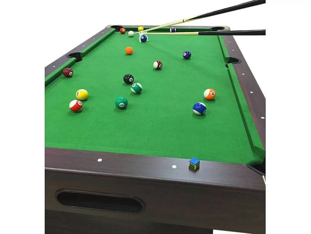 Jogo De Interior*ELITESHOPPING Mesa De Sinuca Moderna De 7 Pés Completa Com Acessórios - Cronos