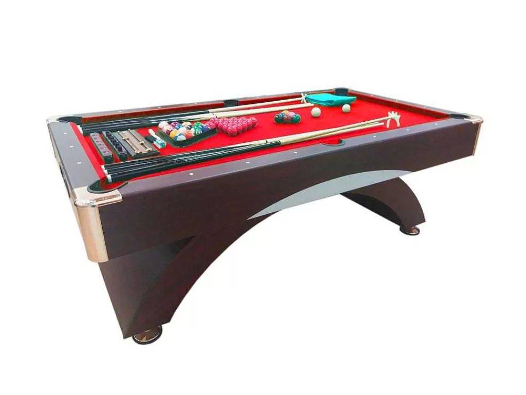 Jogo De Interior*ELITESHOPPING Mesa De Sinuca Moderna De 8 Pés Com Banco De Armazenamento Thanos