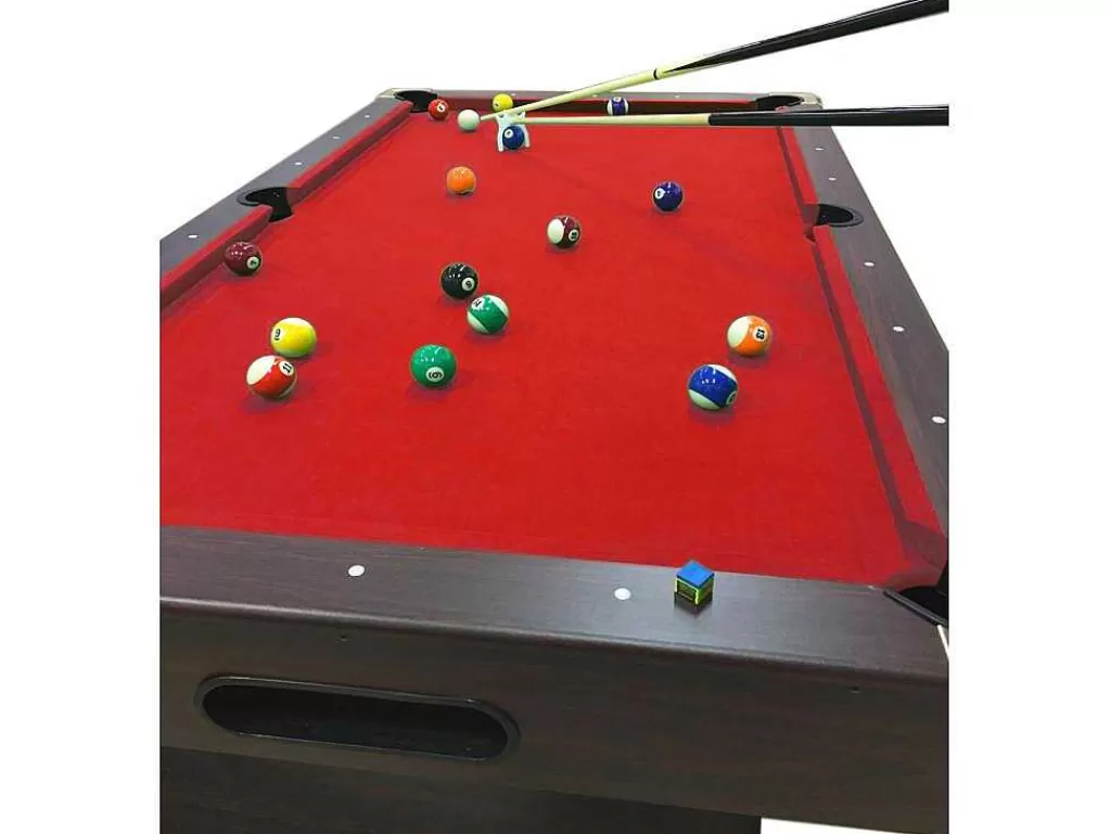 Jogo De Interior*ELITESHOPPING Mesa De Sinuca Moderna De 8 Pés Com Banco De Armazenamento Thanos