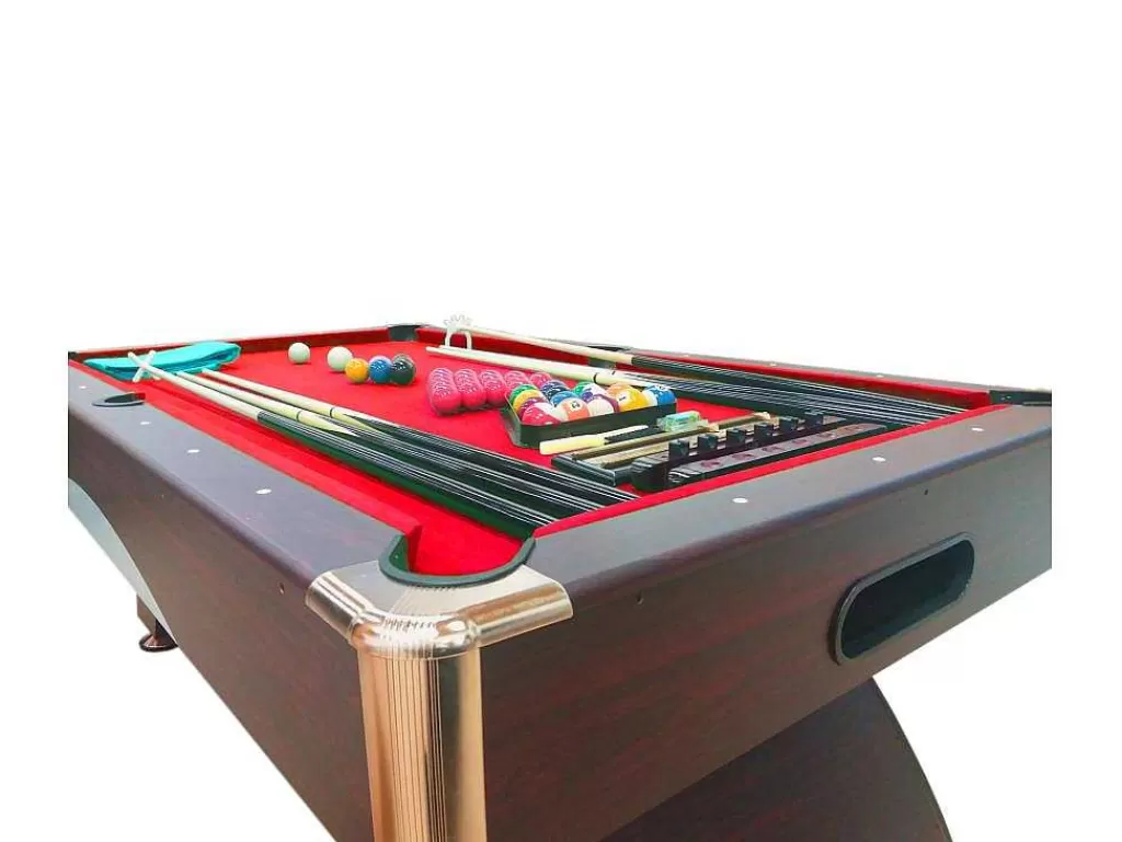 Jogo De Interior*ELITESHOPPING Mesa De Sinuca Moderna De 8 Pés Completa Com Acessórios - Thanos