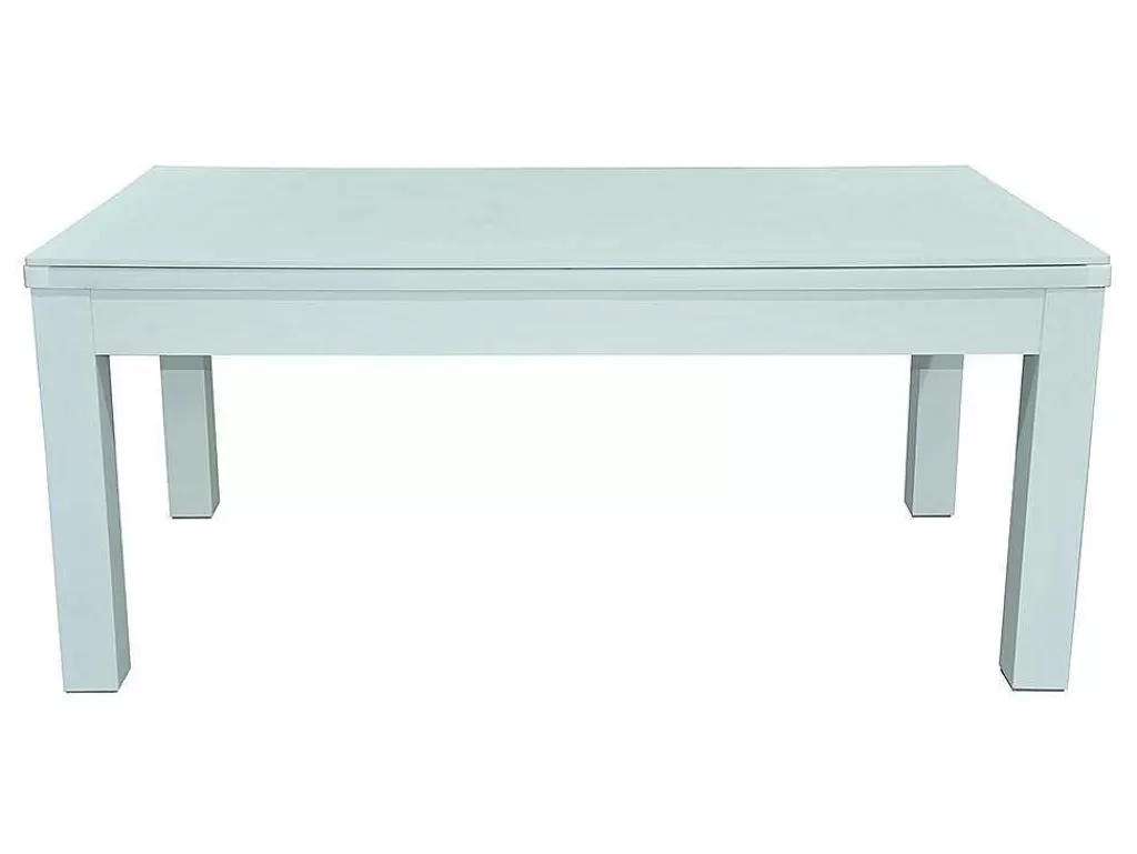 Jogo De Interior*Vente-unique Mesa Transformavel De Bilhar E Pingpong Cor Branca De C182 X L102 X A80 Cm - Henk