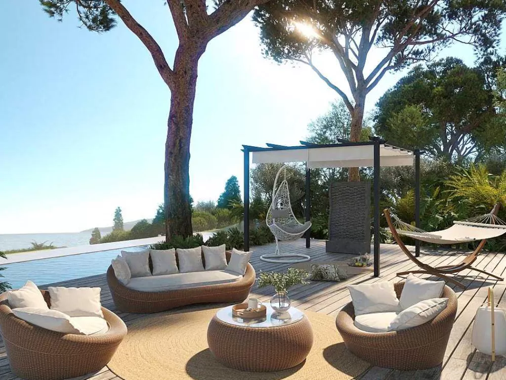 Conjunto Relax De Jardim*MYLIA Mobiliário De Jardim Em Resina Entrancada Caramel: Sofá, 2 Cadeiroes E Mesa De Centro - Whiteheaven