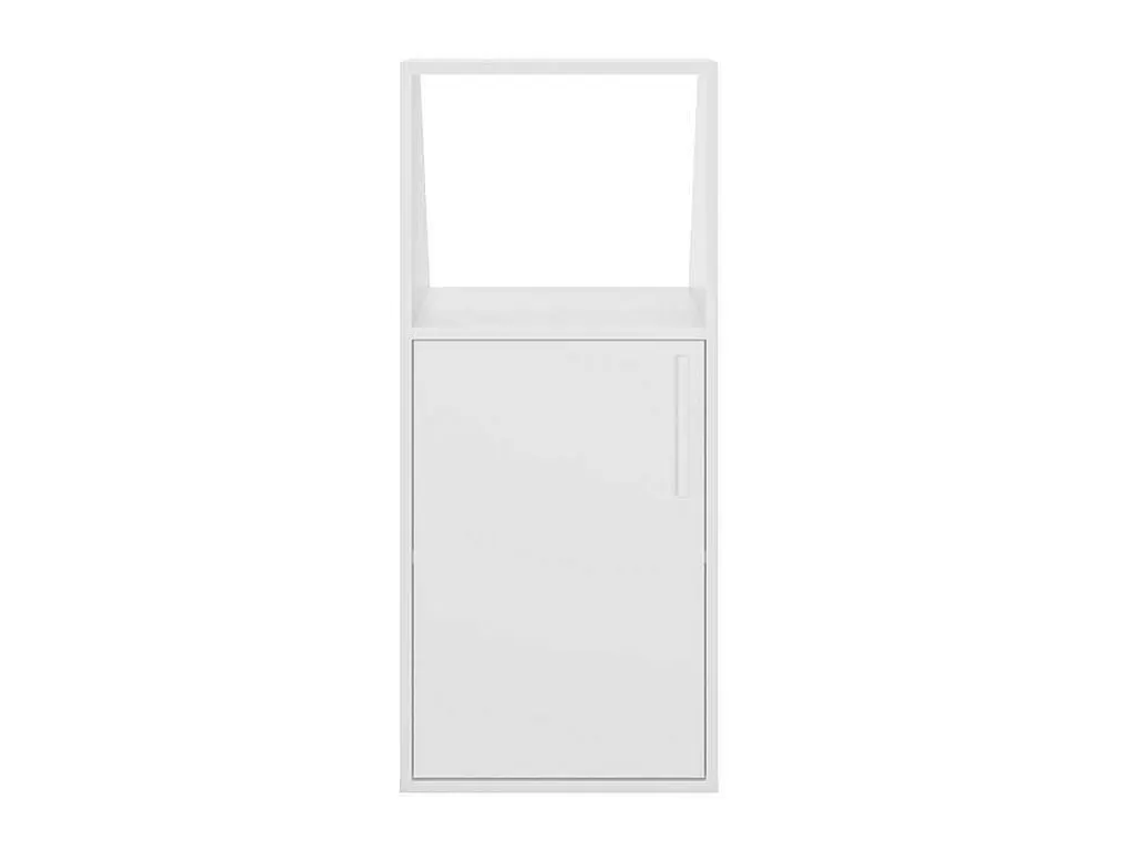 Arrumação E Acessórios De Quarto*Vente-unique Móvel Com Inclinacao 1 Porta E 1 Nicho Branco - Adezio