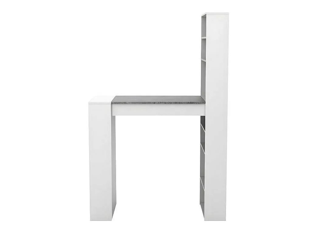 Móvel De Bar*Vente-unique Móvel De Bar Skarn - Branco E Tampo De Efeito Granito