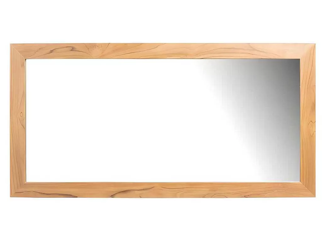 Móvel Lavatório Duplo*Vente-unique Móvel De Casa De Banho Em Teca Com Lavatório Duplo E Espelho De 135 Cm - Gianyar