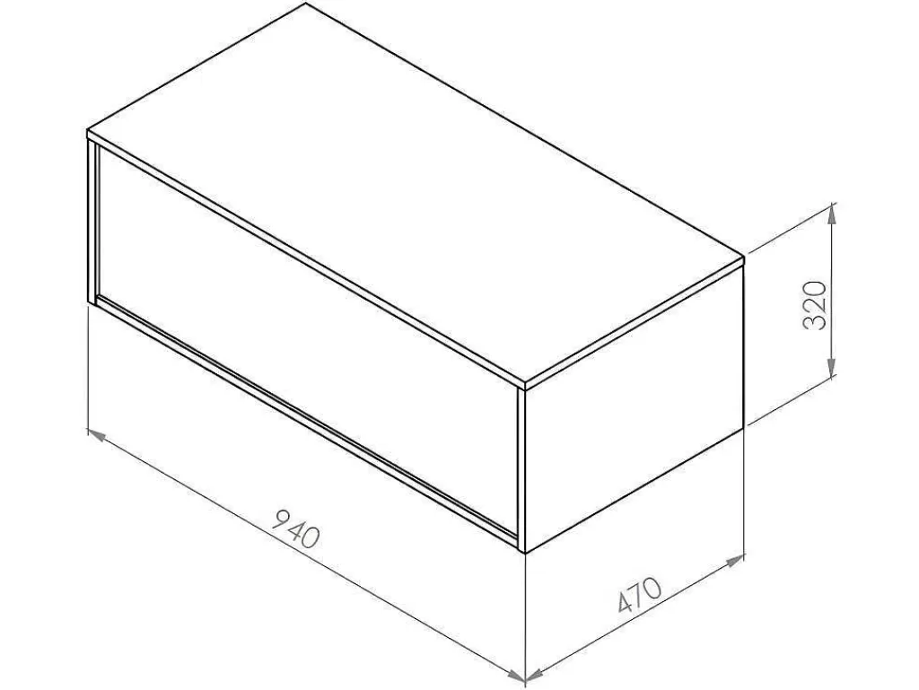 Móvel Lavatório Individual*Vente-unique Móvel De Casa De Banho Suspenso Cinza Antracite Com Lavatório Individual 94 Cm - Teana Ii