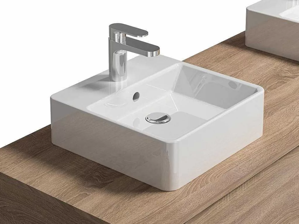 Móvel Lavatório Duplo*Vente-unique Móvel De Casa De Banho Suspenso Cor Natural Clara Com Lavatório Duplo C150 Cm - Isaure Ii