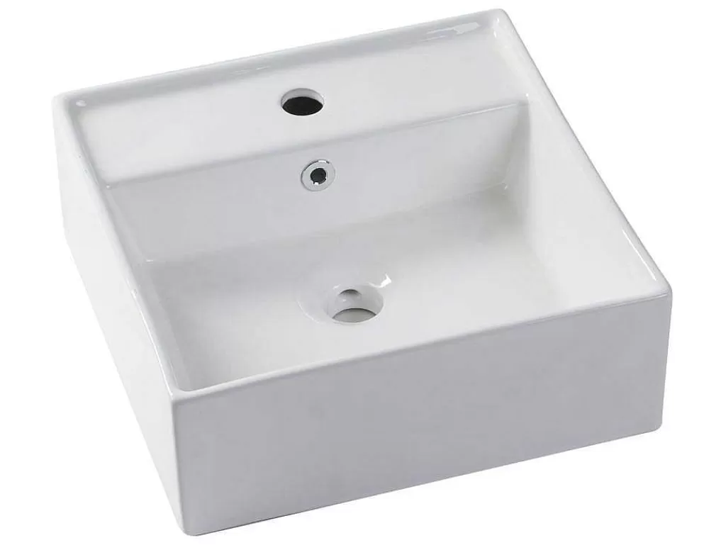 Móvel Lavatório Individual*Vente-unique Móvel De Casa De Banho Suspenso Estriado Com Lavatório De Pousar Natural Claro 80 Cm - Zevara
