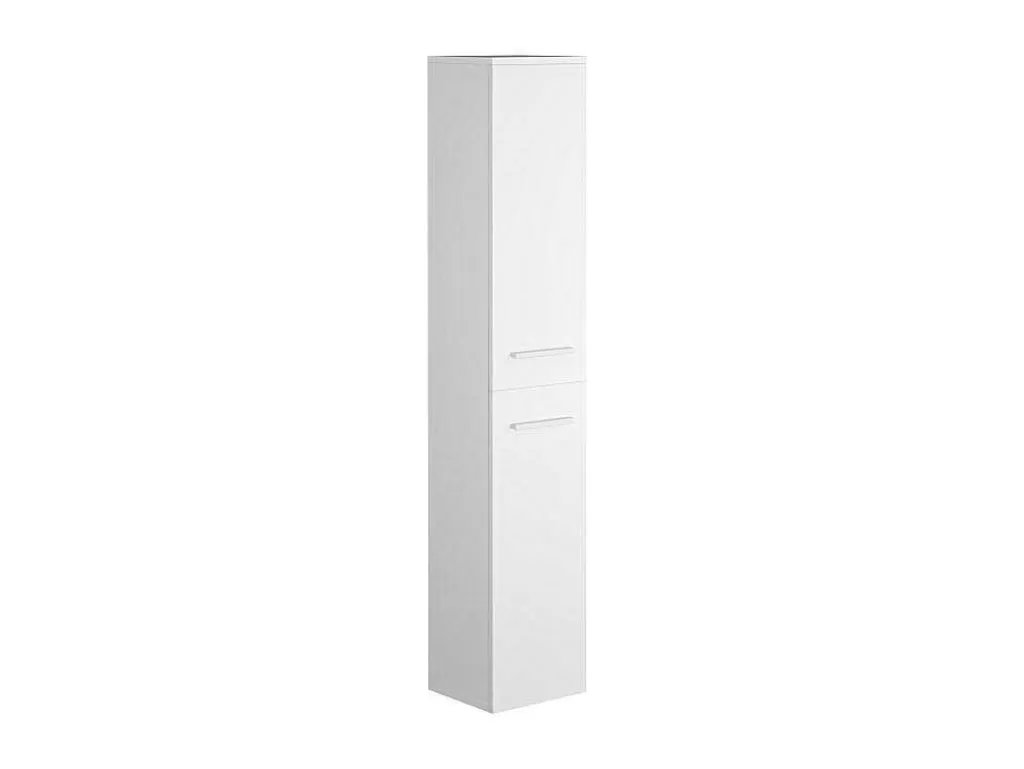 Móvel Lavatório Individual*Vente-unique Móvel De Casa De Banho Suspenso Lavatório Individual Com Coluna De Arrumação Branco 80 Cm - Kayla