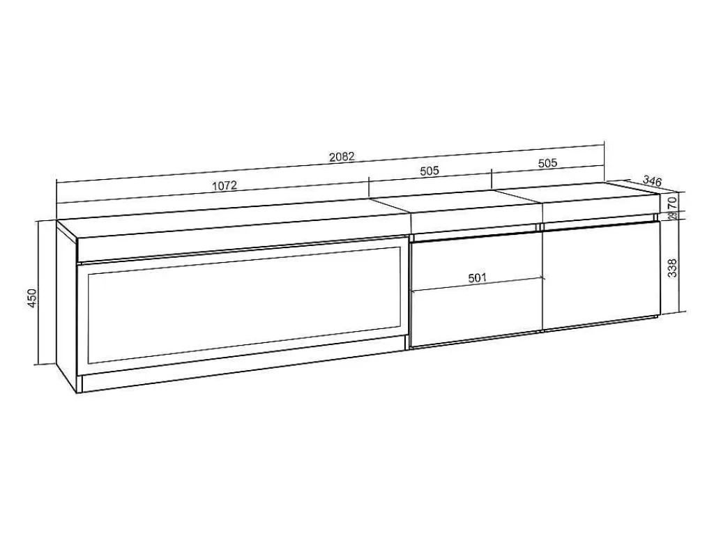 Móvel De Tv*Skraut Home Móvel De Tv, 210, Para Televisores Ate 80", Lareira Electrica Xxl, Preto