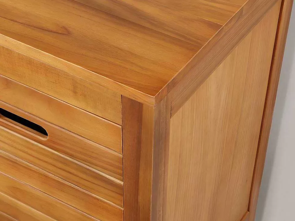 Móvel Para Lavatório*Vente-unique Móvel Para Colocar Sob O Lavatório Em Madeira De Acacia De 130 Cm - Pulukan