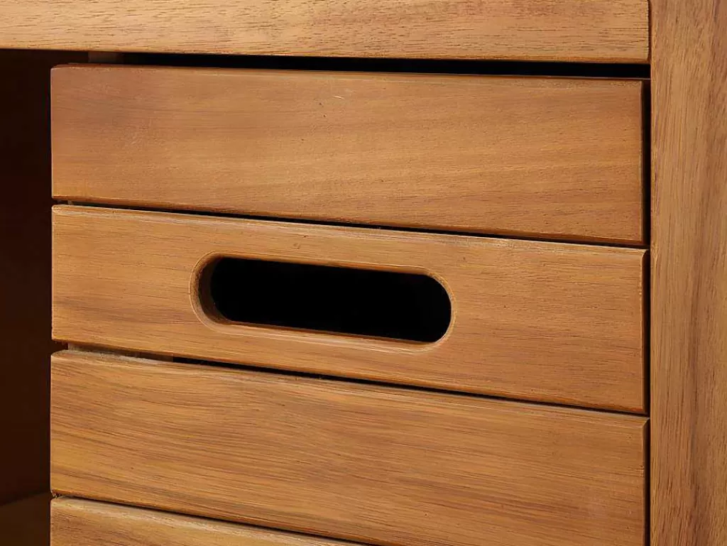 Móvel Para Lavatório*Vente-unique Móvel Para Colocar Sob O Lavatório Em Madeira De Acacia De 90 Cm - Pulukan