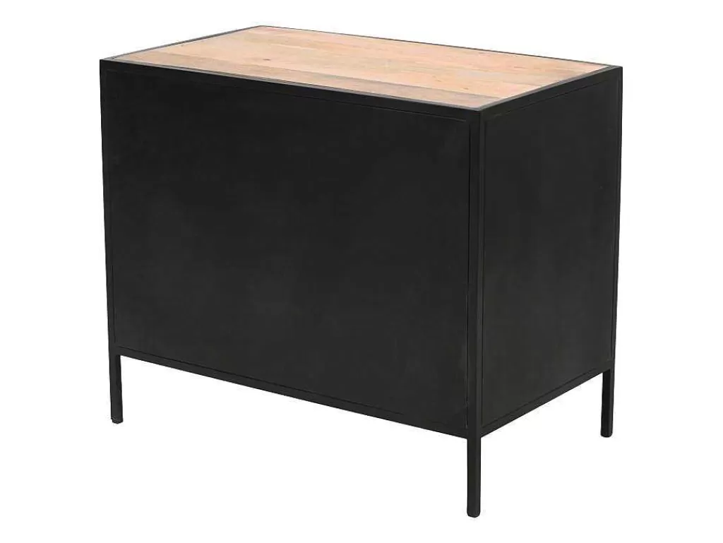 Móvel Para Lavatório*Vente-unique Móvel Para Colocar Sob O Lavatório Em Metal 2 Portas 95 Cm - Orionis