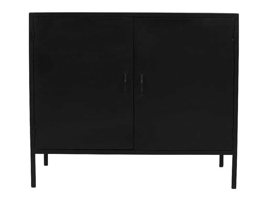 Móvel Para Lavatório*Vente-unique Móvel Para Colocar Sob O Lavatório Em Metal 2 Portas 95 Cm - Orionis