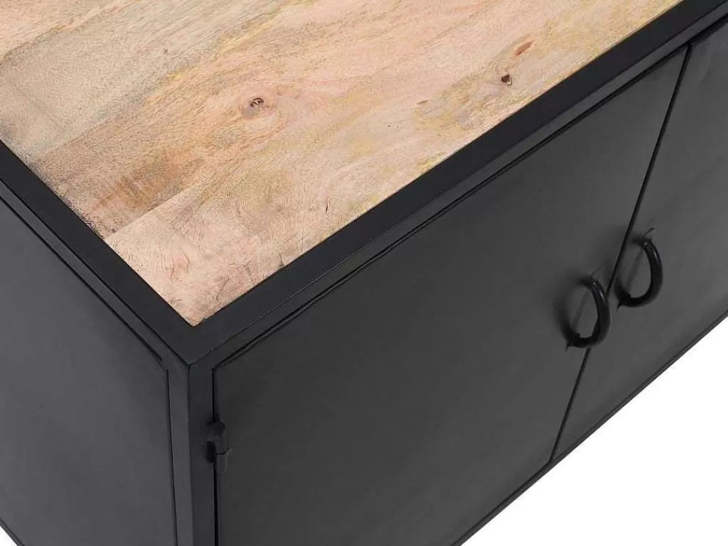 Móvel Para Lavatório*Vente-unique Móvel Para Colocar Sob O Lavatório Em Metal 2 Portas 95 Cm - Orionis