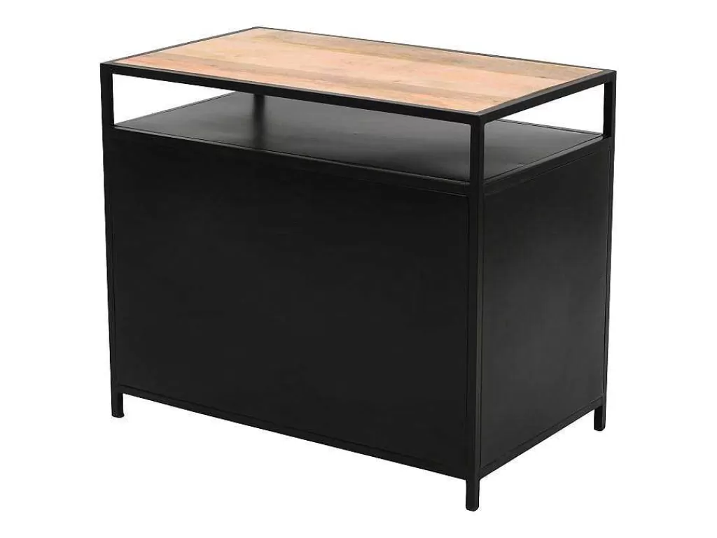 Móvel Para Lavatório*Vente-unique Móvel Para Colocar Sob O Lavatório Em Metal Preto 95 Cm - Eridani