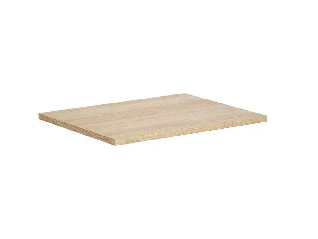 Móvel Lavatório Individual*Vente-unique Móvel Suspenso De Casa De Banho Com Lavatório De Pousar, Folha De Carvalho, 60 Cm - Mesliva