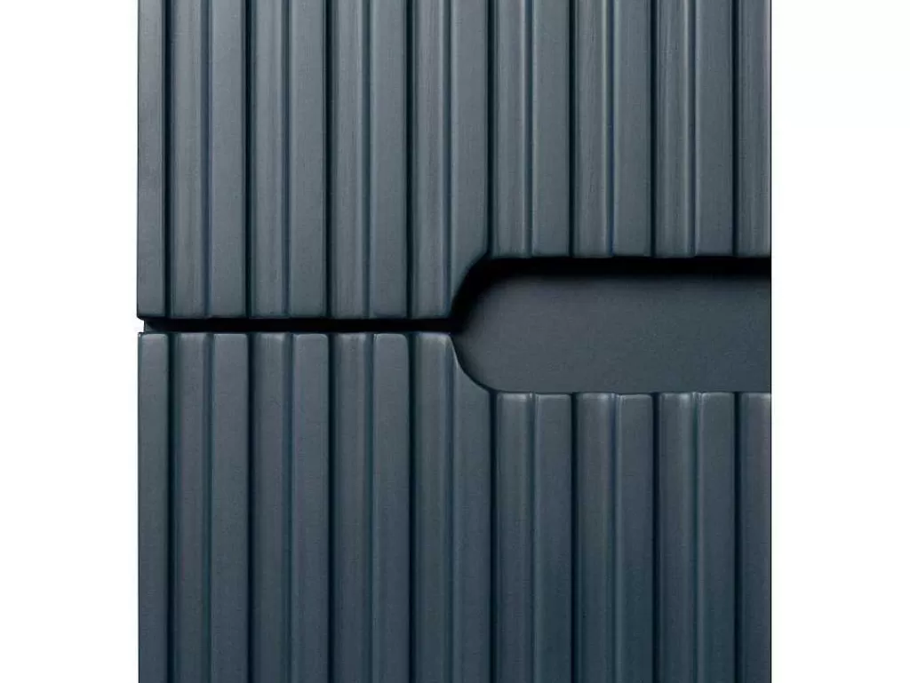 Móvel Lavatório Individual*Vente-unique Móvel Suspenso De Casa De Banho Com Lavatório Embutido Listra Azul 80 Cm - Pavani