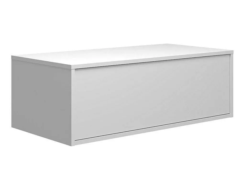 Promoções Casa De Banho & Bem-Estar*Vente-unique Móvel Suspenso De Casa De Banho Cor Branca 94 Cm - Teana Ii