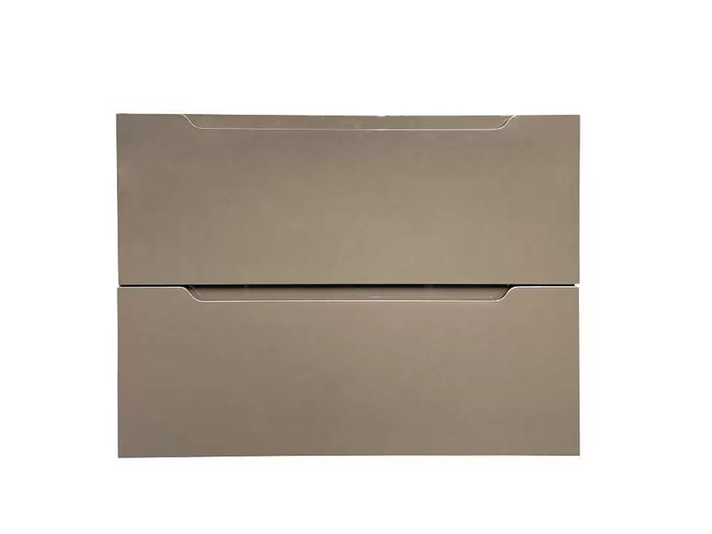 Móvel Lavatório Individual*Vente-unique Móvel Suspenso Lavatório Individual Com Coluna Taupe 80 Cm - Stefanie