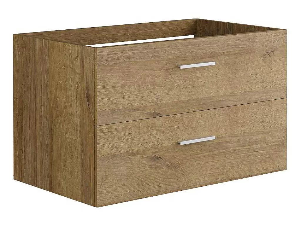 Móvel Para Lavatório*Vente-unique Móvel Suspenso Para Colocar Sob O Lavatório Cor Natural Clara 80 Cm - Kayla