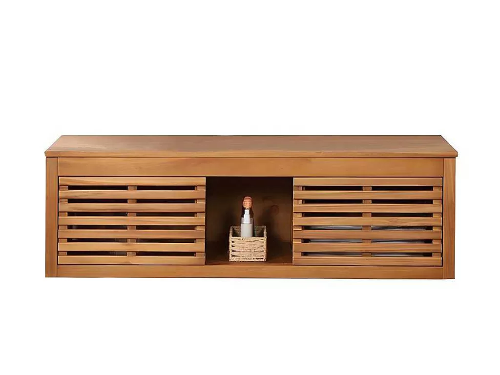 Móvel Para Lavatório*Vente-unique Móvel Suspenso Para Colocar Sob O Lavatório Em Madeira De Acacia De 130 Cm - Penebel