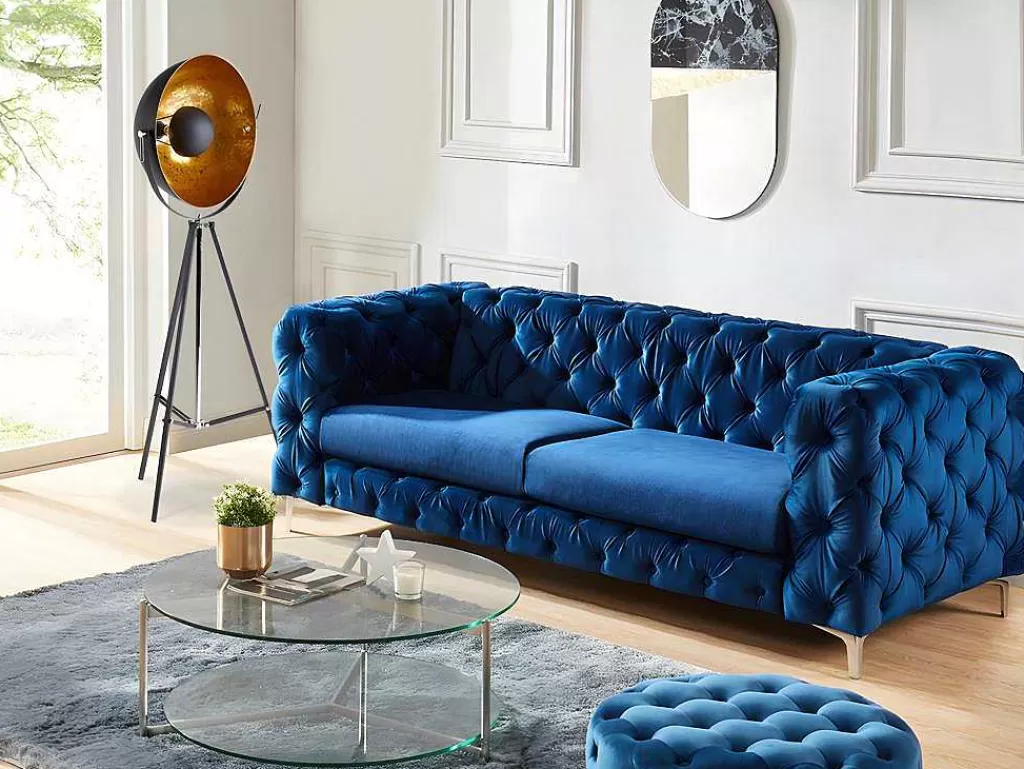 Promoções Decoração*OZAIA Pack Colecao Movie: Candeeiro De Mesa + Candeeiro De Pe Preto Interior Dourado
