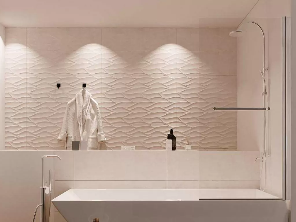 Resguardo De Banheira*Shower & Design Painel De Banheira Com Toalheiro Em Metal Cromado De Estilo Industrial 70 X 140 Cm - Tobin