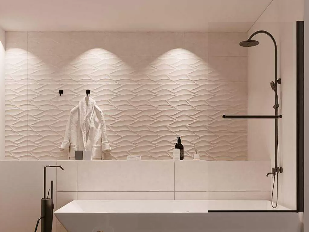 Resguardo De Banheira*Shower & Design Painel De Banheira Com Toalheiro Em Metal Preto Mate Estilo Industrial 70 X 140 Cm - Tobin