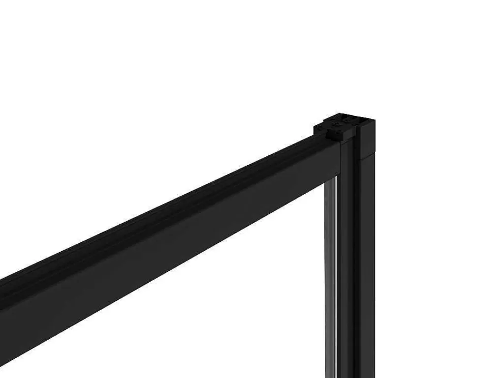 Resguardo De Banheira*Shower & Design Painel De Banheira De Correr Preto Mate Com Toalheiro 120X140 Cm - Waimea