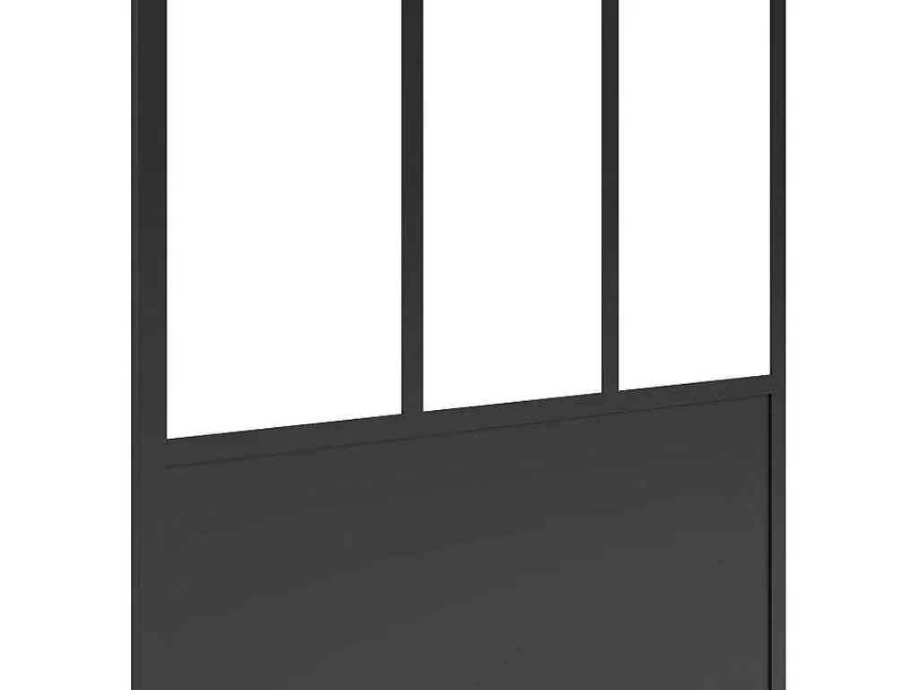 Painel De Duche*Shower & Design Painel De Duche A Italiana Preto Mate Estilo Atelier 120 X 200 Cm - Urbanik