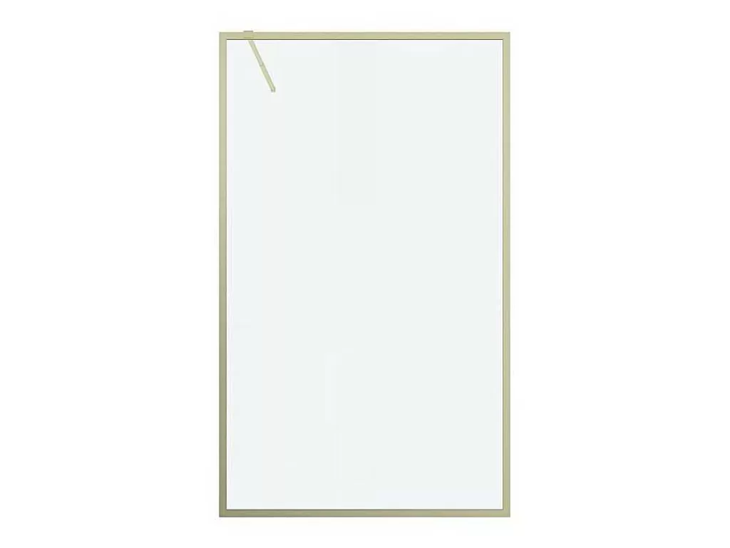 Promoções Casa De Banho & Bem-Estar*Shower & Design Painel De Duche Estilo Italiano 120X200 Cm Dourado Vidro Temperado - Amberi