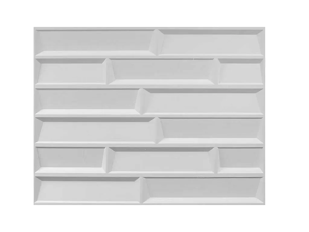 Painel De Parede*Vente-unique Painel De Parede 3D Great Para Pintar - Pack De 3M - Conjunto De 6 Pecas