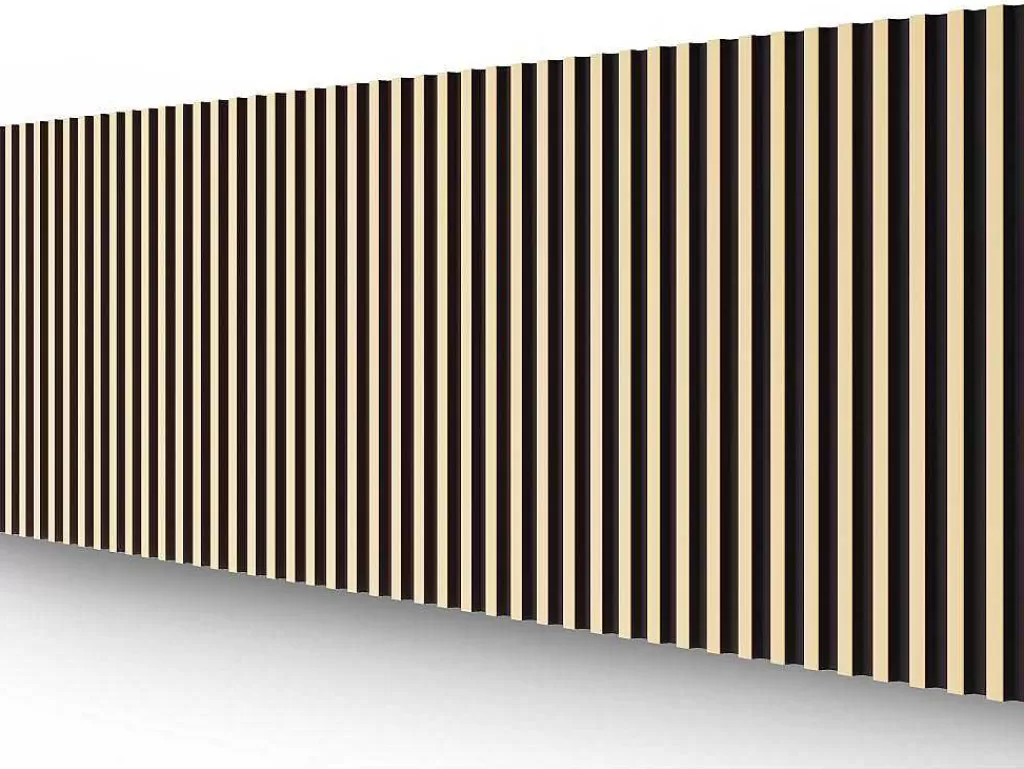 Painel De Parede*Vente-unique Painel De Parede 3D Pack De 2,83 M Preto E Dourado Conjunto De 8 Pecas - Clinton