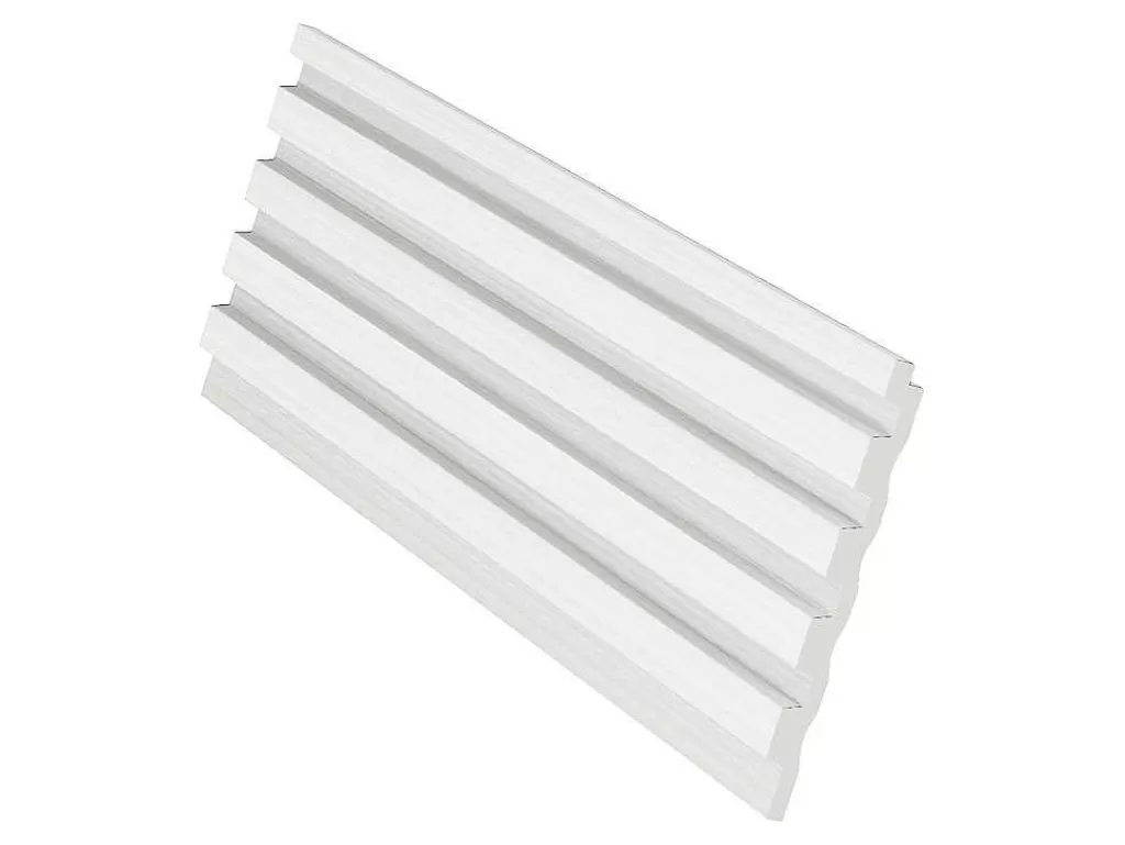 Painel De Parede*Vente-unique Painel De Parede 3D Pack De 3,71 M Branco Conjunto De 8 Pecas - Tatiana