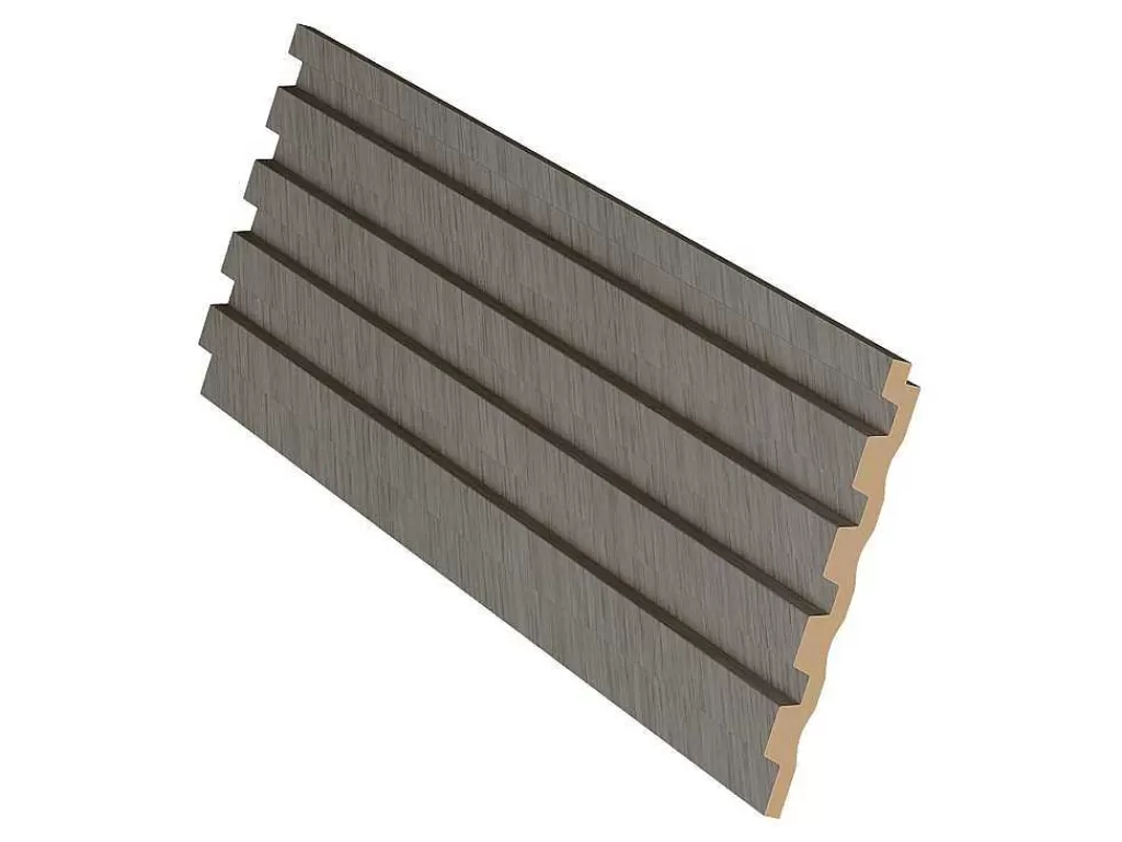 Painel De Parede*Vente-unique Painel De Parede 3D Pack De 3,71 M Cinza Conjunto De 8 Pecas - Tatiana