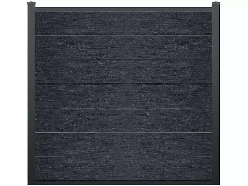 Canico E Cerca*EXPERTLAND Painel De Vedacao Em Composito Para Enterrar No Chao Enola A.181 Cm - Antracite