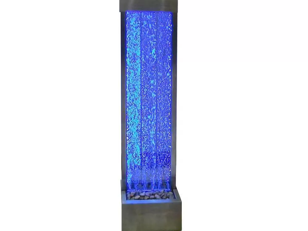 Candeeiro De Pe*OZAIA Parede De Bolhas De Agua Blennie - Leds Com Cores Que Mudam - A.150 Cm