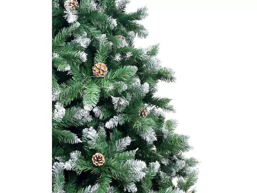 Objeto De Decoração Interior*Vente-unique Pequena Arvore De Natal Coberta De Neve De 120 Cm