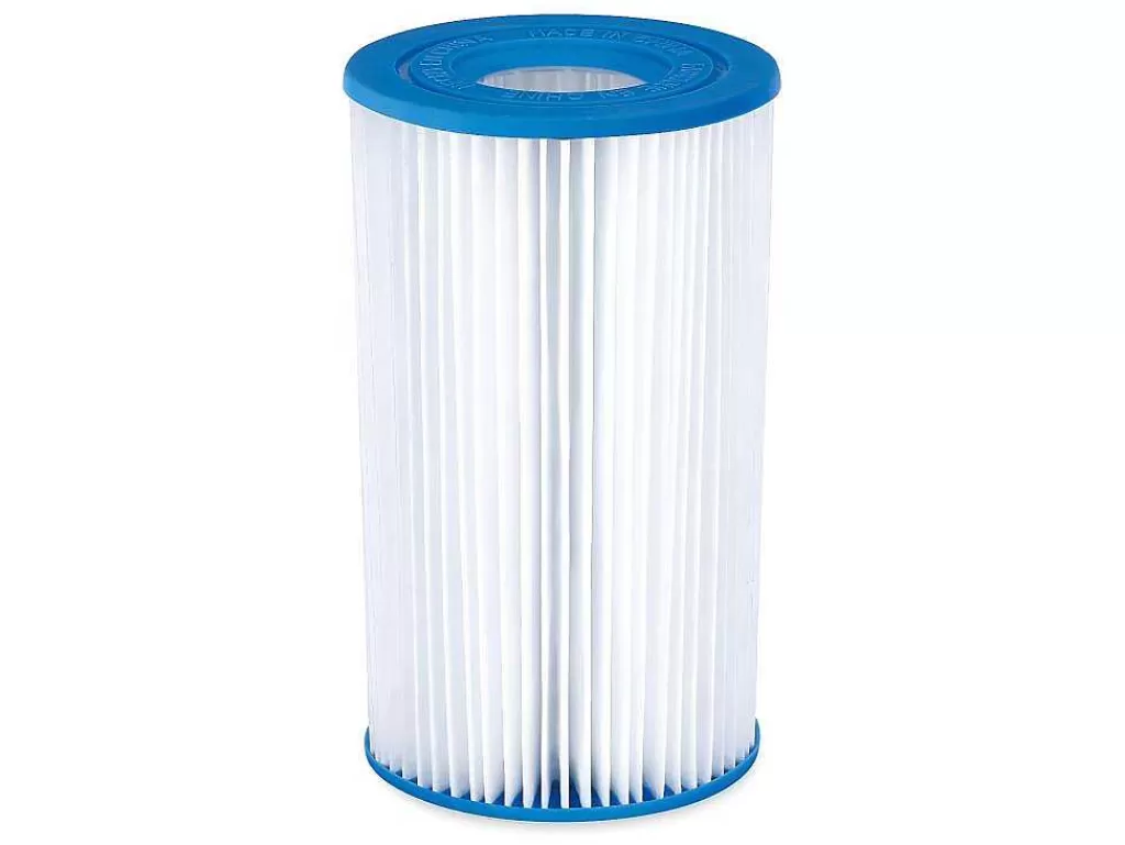 Piscina*Vente-unique Piscina Tubular Retangular Cinzenta Com Bomba Filtradora De Cartucho C549 X L274 X A132 Cm - Zamora