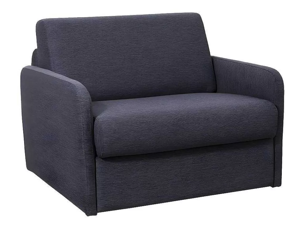 Poltrona Cama*Vente-unique Poltrona Rapidamente Convertivel Em Cama De 70 Cm Em Tecido Antracite - Nadoa