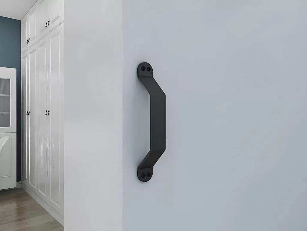 Porta De Correr*Vente-unique Porta De Correr Com Aplique Varin - A. 205 Cm X L. 83 Cm - Mdf + Pvc Branco