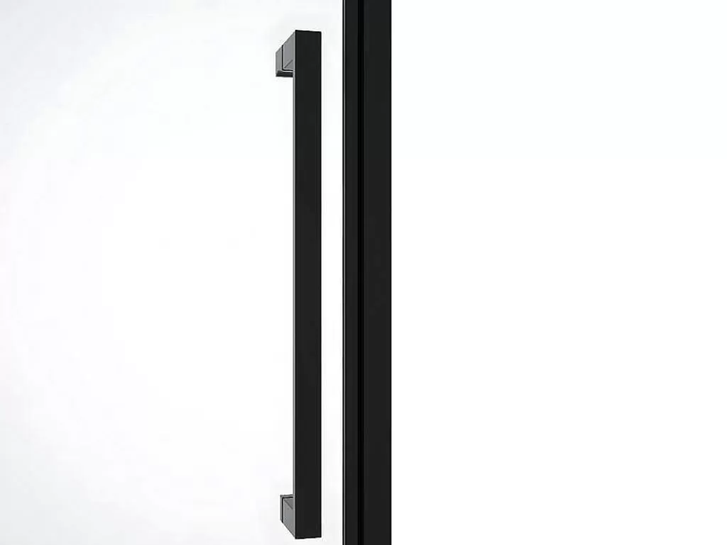 Painel De Duche*Shower & Design Porta De Duche Giratoria Em Metal Preto Mate De Estilo Industrial 80 X 195 Cm - Tamri