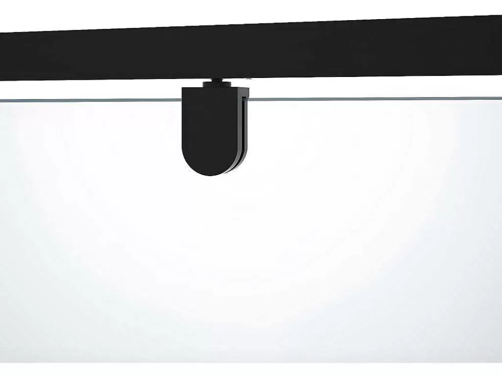 Painel De Duche*Shower & Design Porta De Duche Giratoria Em Metal Preto Mate De Estilo Industrial 80 X 195 Cm - Tamri