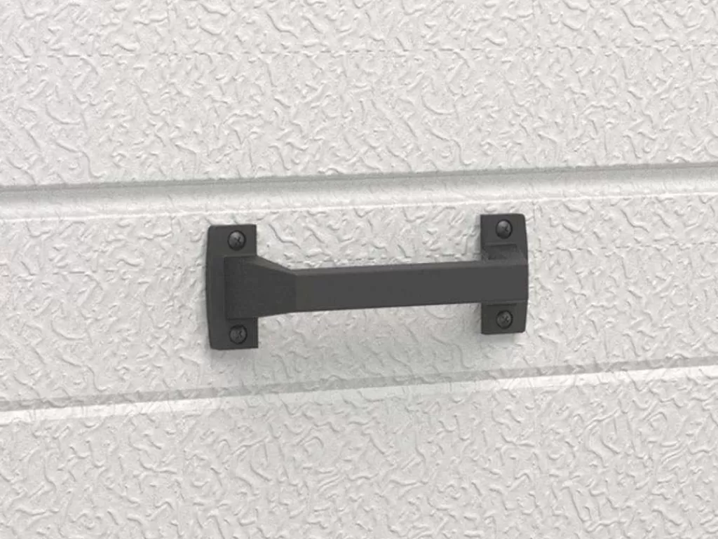 Porta De Garagem*Vente-unique Porta De Garagem Seccionada Com Padrao Quadriculado Branco Motorizado - Caopas