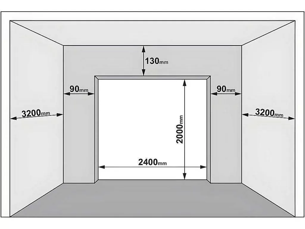 Porta De Garagem*Vente-unique Porta De Garagem Seccionada Efeito Liso Com Porta Central Branco Motorizado - Lavega