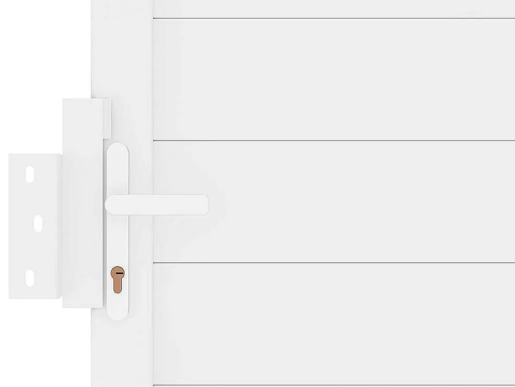Porta E Portão*EXPERTLAND Portão De Correr Aluminio C416 X A180 Cm Branco - Nazario