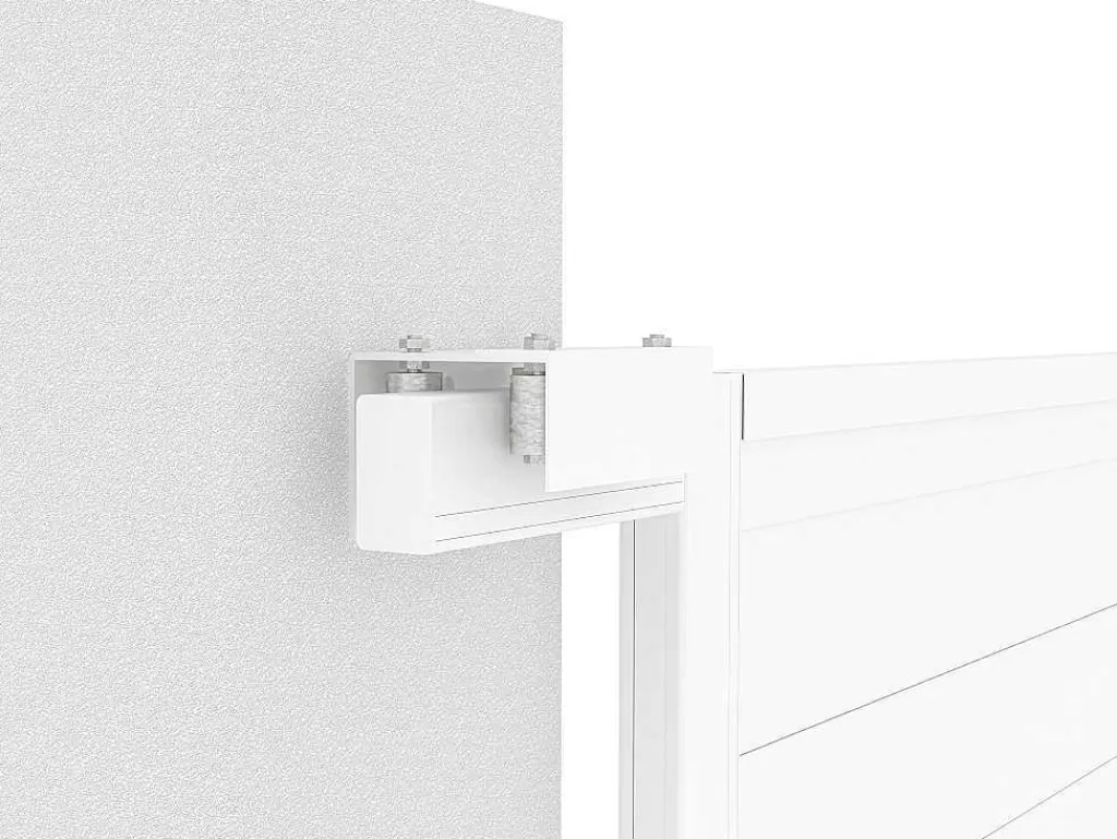Porta E Portão*EXPERTLAND Portão De Correr Aluminio C416 X A180 Cm Branco - Nazario